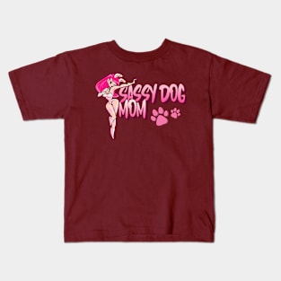 Sassy Dog Mom Kids T-Shirt